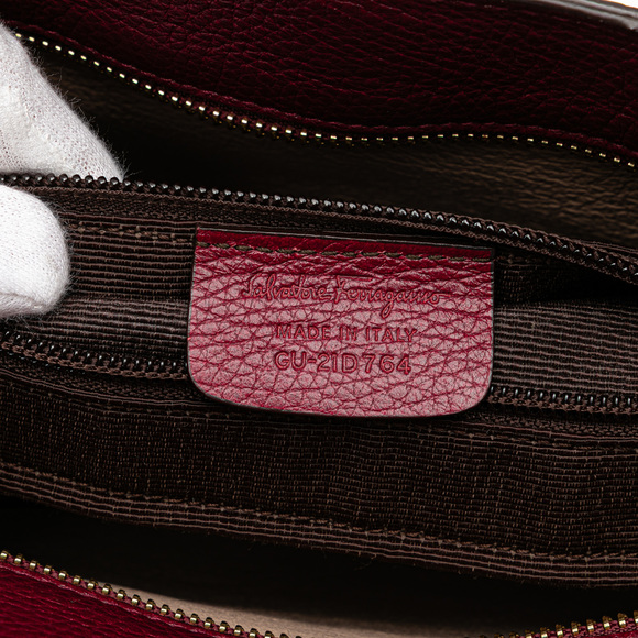 Pre-Loved Ferragamo Leather Gancini Tote - Picture 6 of 12